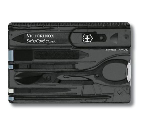 Picture of Swiss Card Classic Transparent Black